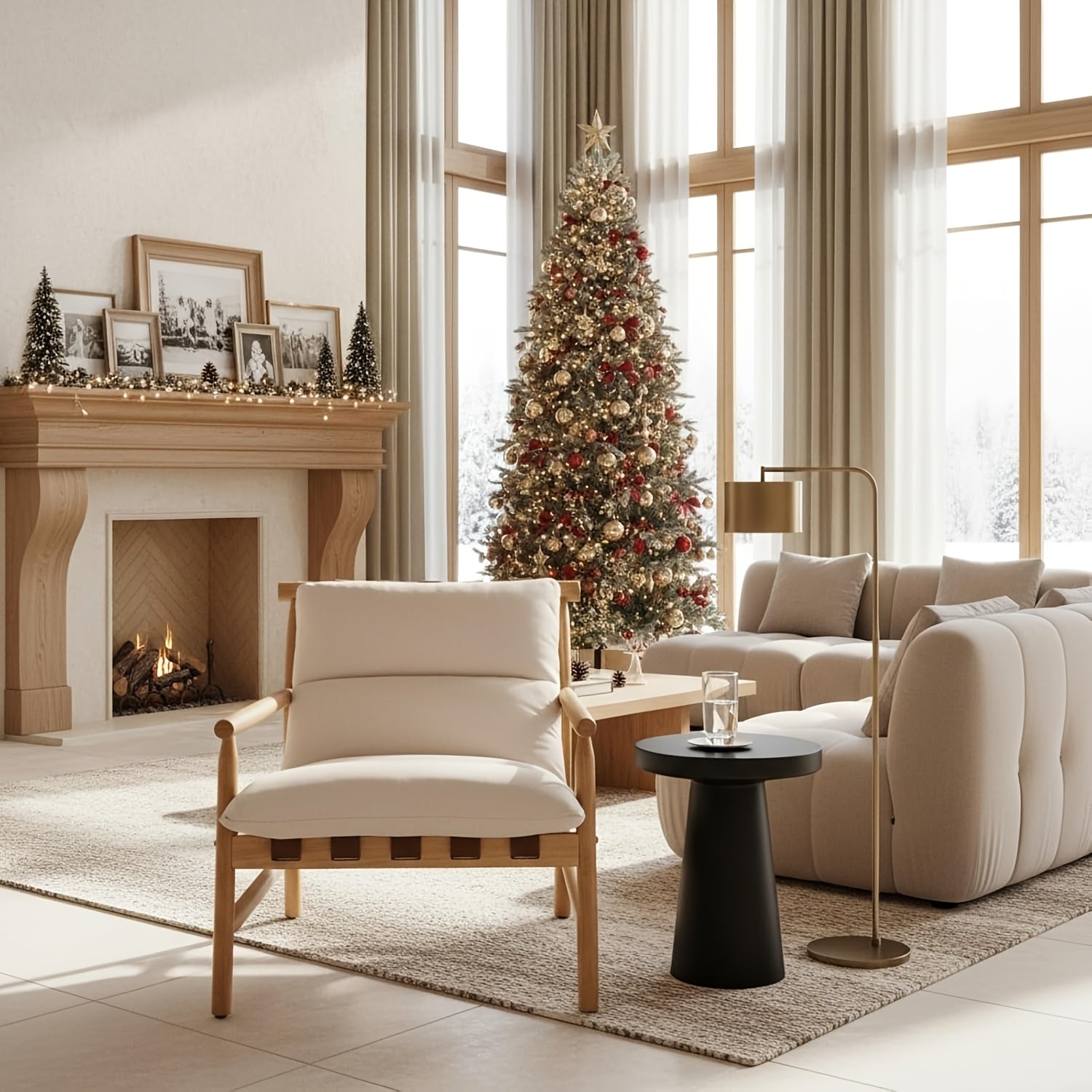 One Modern Accent Chair with Upholstery, Featuring Easy Assembly. This Solid Wood Lounge Chair Comes with a Removable Cushion And Is Designed for Low Back Support, Perfect for Reading in The Living Room, Bedroom, Or Balcony